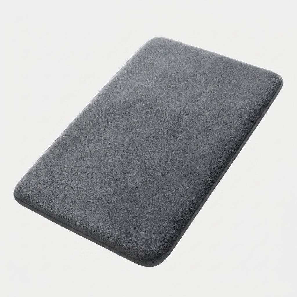 Luna - Badematte aus Bio - Baumwolle, saugfähig - Badematte - Schwarz - Voldeva
