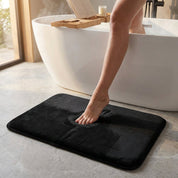 Luna - Badematte aus Bio - Baumwolle, saugfähig - Badematte - Schwarz - Voldeva