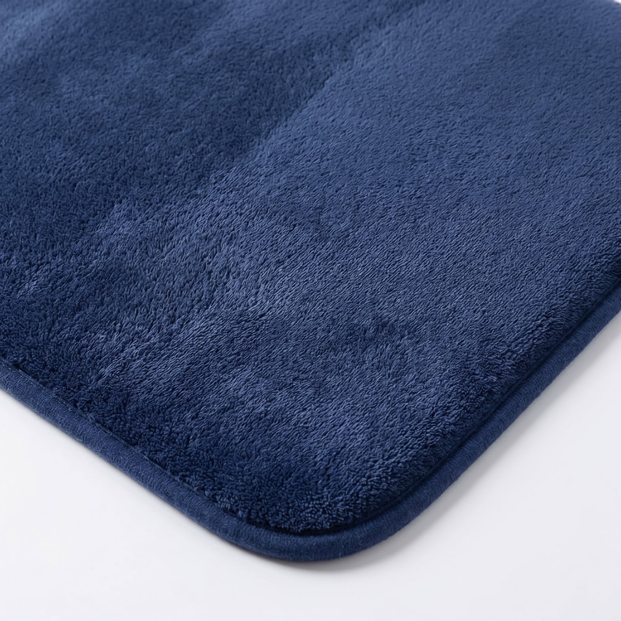 Luna - Badematte aus Bio - Baumwolle, saugfähig - Badematte - Schwarz - Voldeva