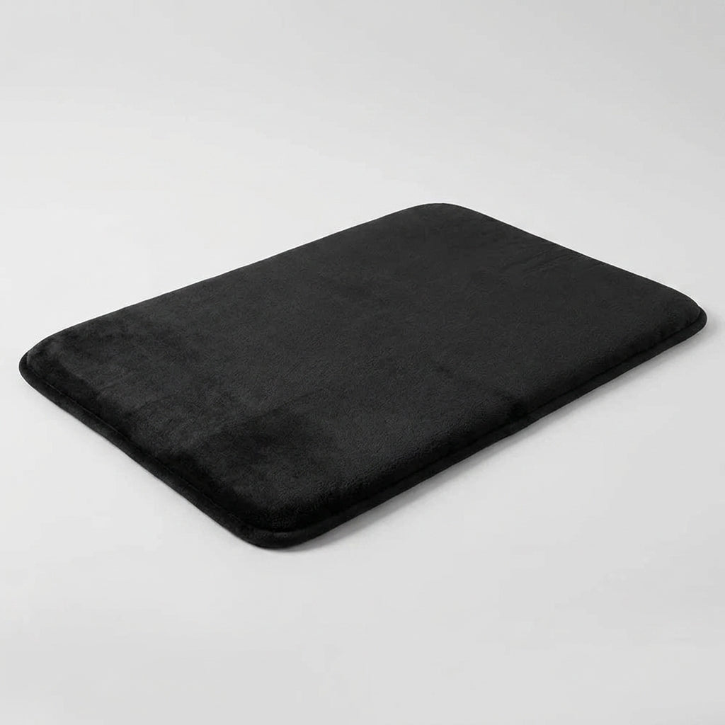 Luna - Badematte aus Bio - Baumwolle, saugfähig - Badematte - Schwarz - Voldeva