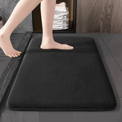 Luna - Badematte aus Bio - Baumwolle, saugfähig - Badematte - Schwarz - Voldeva