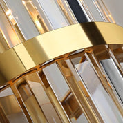 Luxuriöse Kristall - Wandleuchte mit Metallrahmen - Wandleuchte - Gold - Voldeva