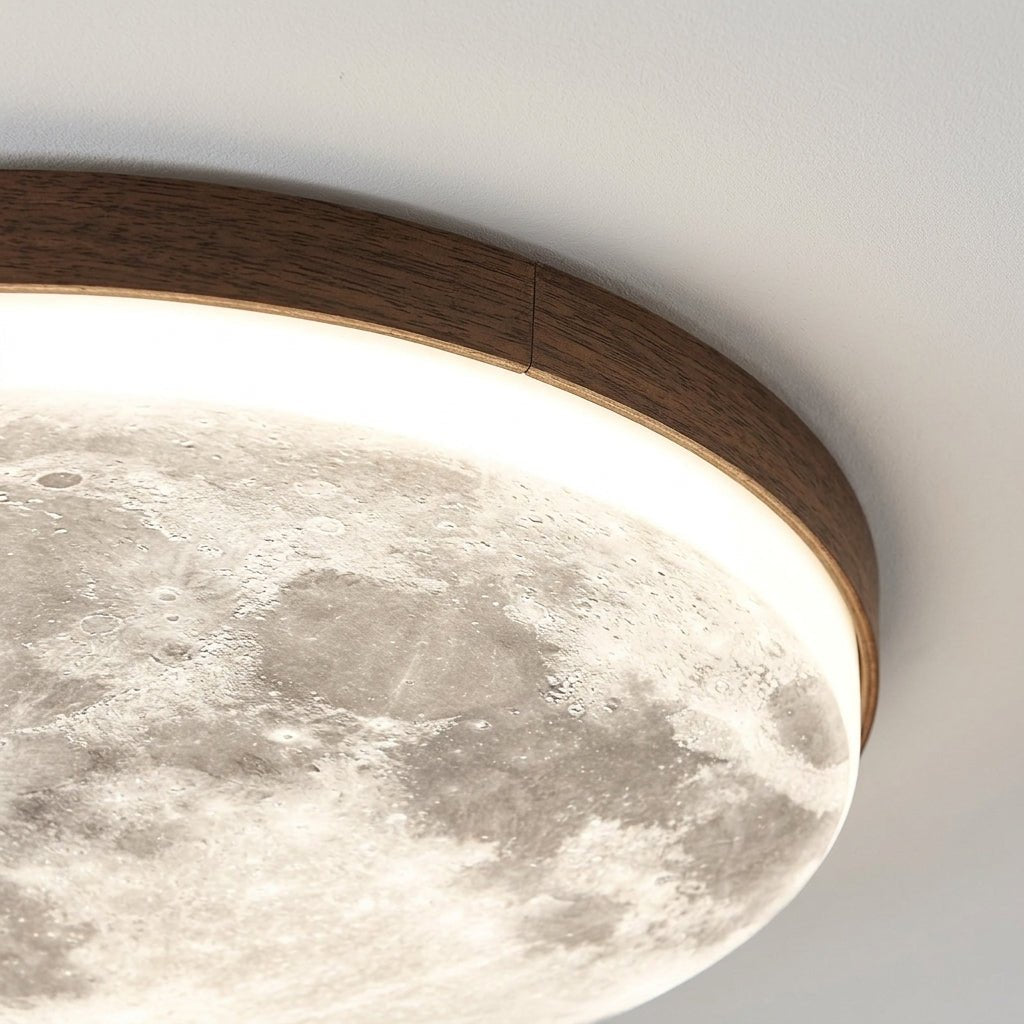 Maan - Deckenlampe – Modernes dimmbares LED - Design - Deckenleuchten - Weiß - Voldeva