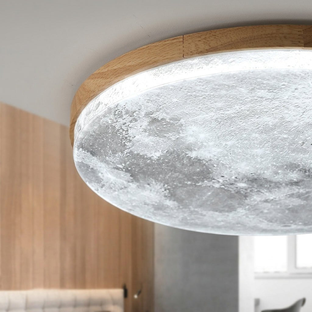 Maan - Deckenlampe – Modernes dimmbares LED - Design - Deckenleuchten - Weiß - Voldeva