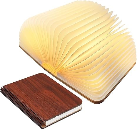 Magische Buchlampe aus Zellophanpapier mit LED - Beleuchtung - Buchlampe - Voldeva