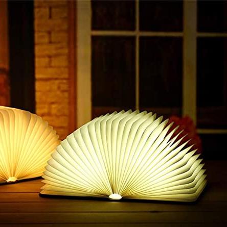 Magische Buchlampe aus Zellophanpapier mit LED - Beleuchtung - Buchlampe - Voldeva