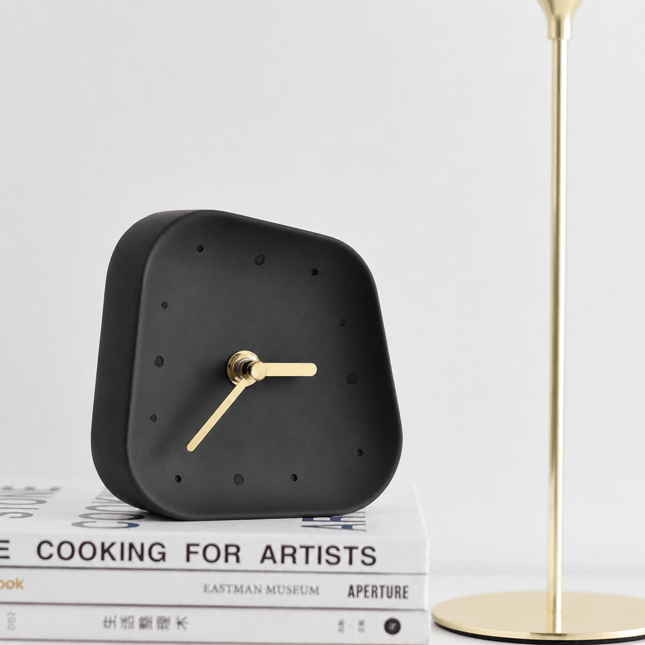 Minimalistisch Asymmetrisch Tischuhr - Desk Clocks - Schwarz - Voldeva