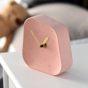 Minimalistisch Asymmetrisch Tischuhr - Uhr - Rosa - Voldeva