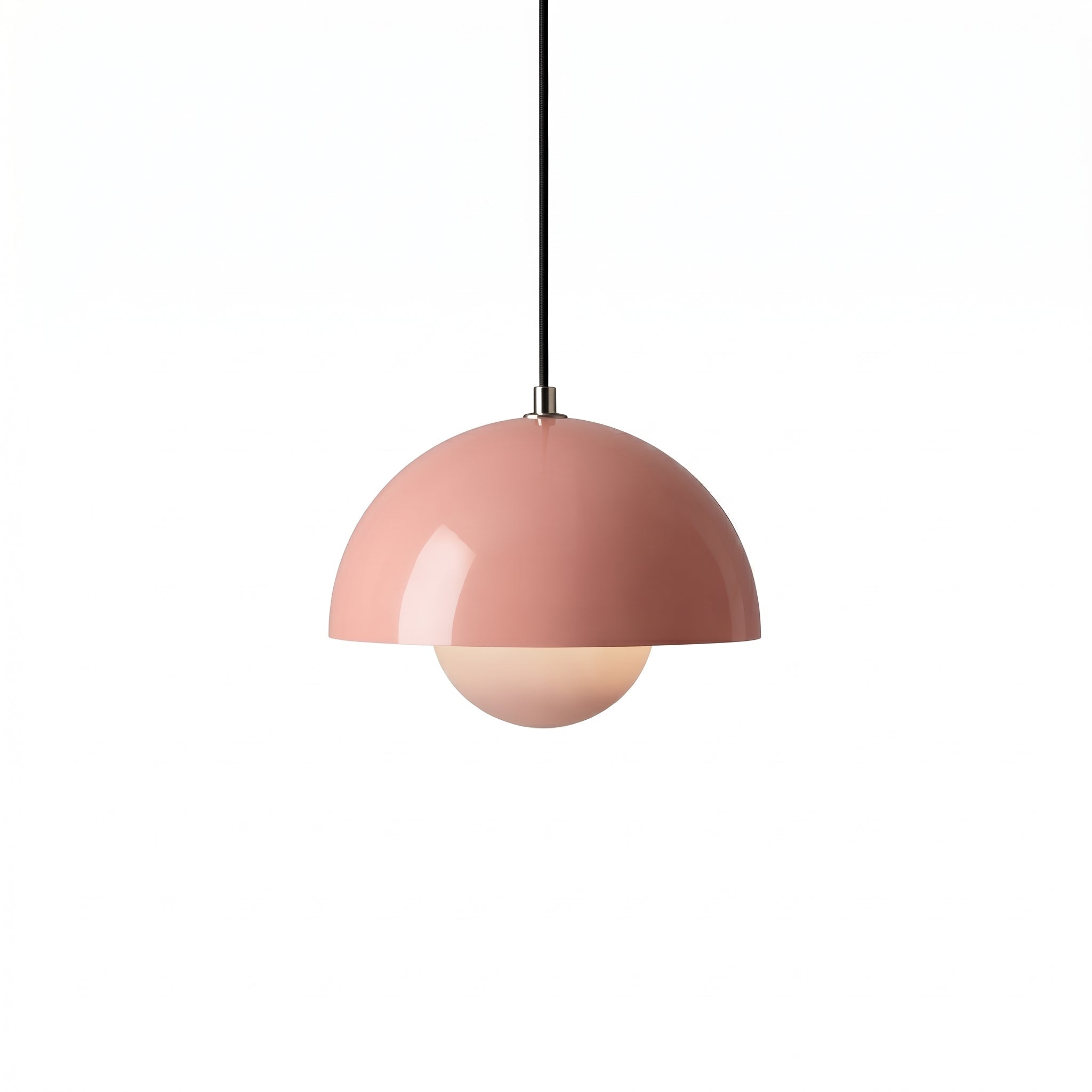 Minimalistische Pendelleuchte Halbkugel - Form - Pendelleuchte - Rosa - Voldeva