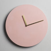 Minimalistischer Runder Wanduhr ohne Ziffern - Wanduhr - Rosa - Voldeva
