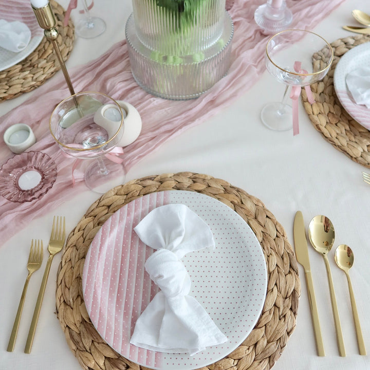 Minimalistisches Edelstahl Besteckset 30 - teilig - Küchenutensilien - Voldeva