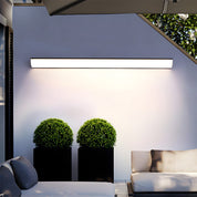 Minimalistisches wasserdichtes Outdoor LED - Linien - Wandlicht - Wandleuchte - Schwarz - Voldeva