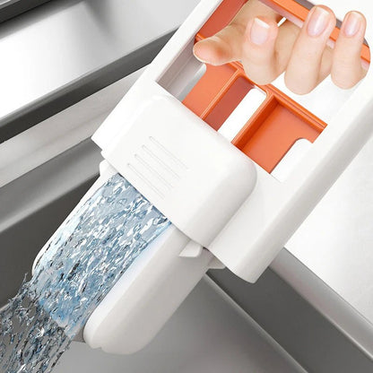 MiniMopp - Handfreier, selbstwringender Mopp für Glas, Küche und Bad - Mopp - Voldeva