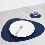 Moderne dreieckige Tischset - Tischsets - Blau - Voldeva