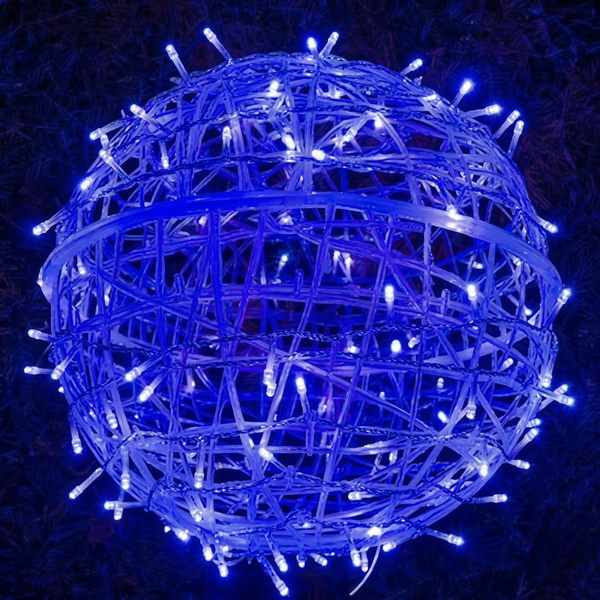 Moderne LED - Lichtkugeln für stimmungsvolle Innen - und Außenbereiche - LED Leiste - Blau - Voldeva