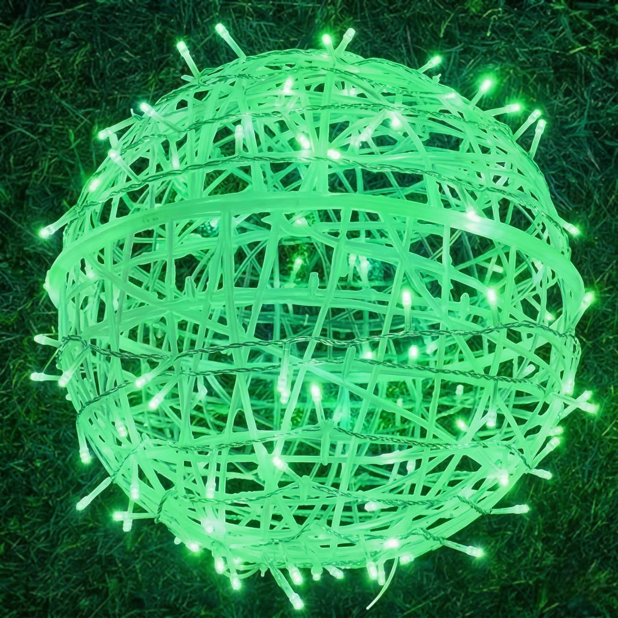 Moderne LED - Lichtkugeln für stimmungsvolle Innen - und Außenbereiche - LED Leiste - Grün - Voldeva