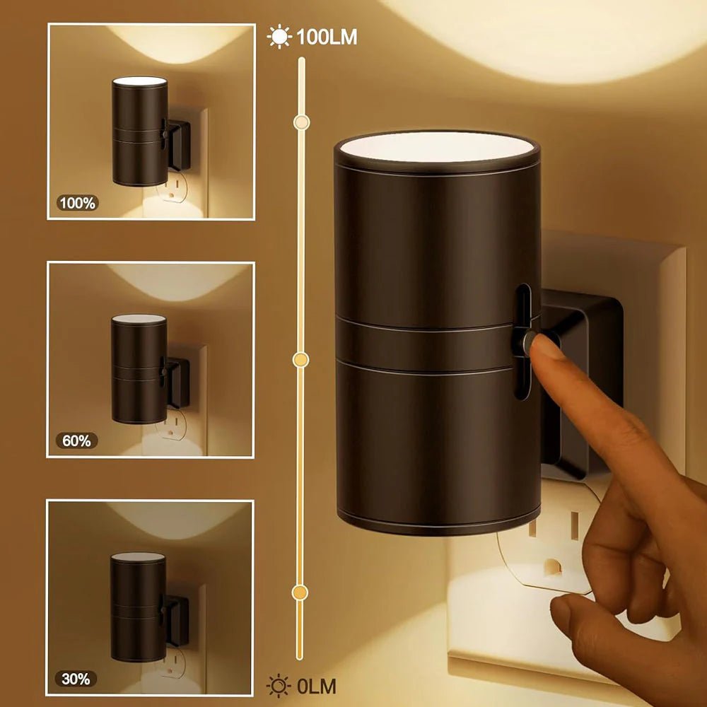 Moderne LED Wandleuchte mit schwenkbarem Spot - LED Wandleuchte - EU - Standardstecker - Voldeva