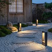 Moderne LED Wegeleuchte für Garten - und Pfadbeleuchtung - LED - Wegeleuchte - Schwarzes Gehäuse - Voldeva