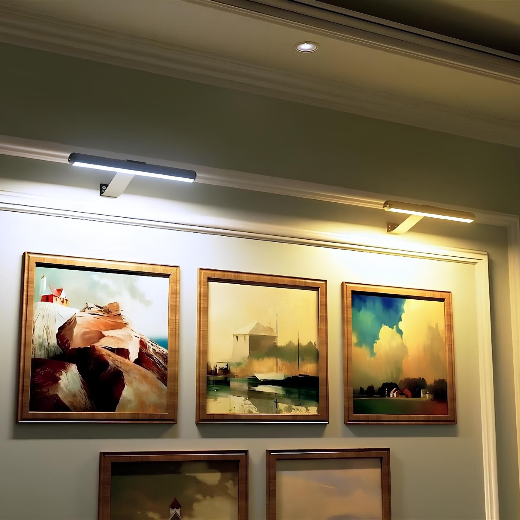 Moderne Linearleuchte LED Wandmontage Galeriebeleuchtung - LED - Wandleuchte - Schwarz - Voldeva
