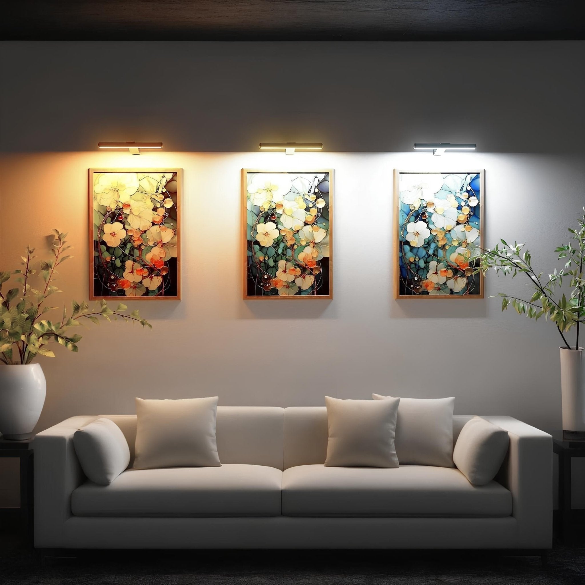 Moderne Linearleuchte LED Wandmontage Galeriebeleuchtung - LED - Wandleuchte - Schwarz - Voldeva