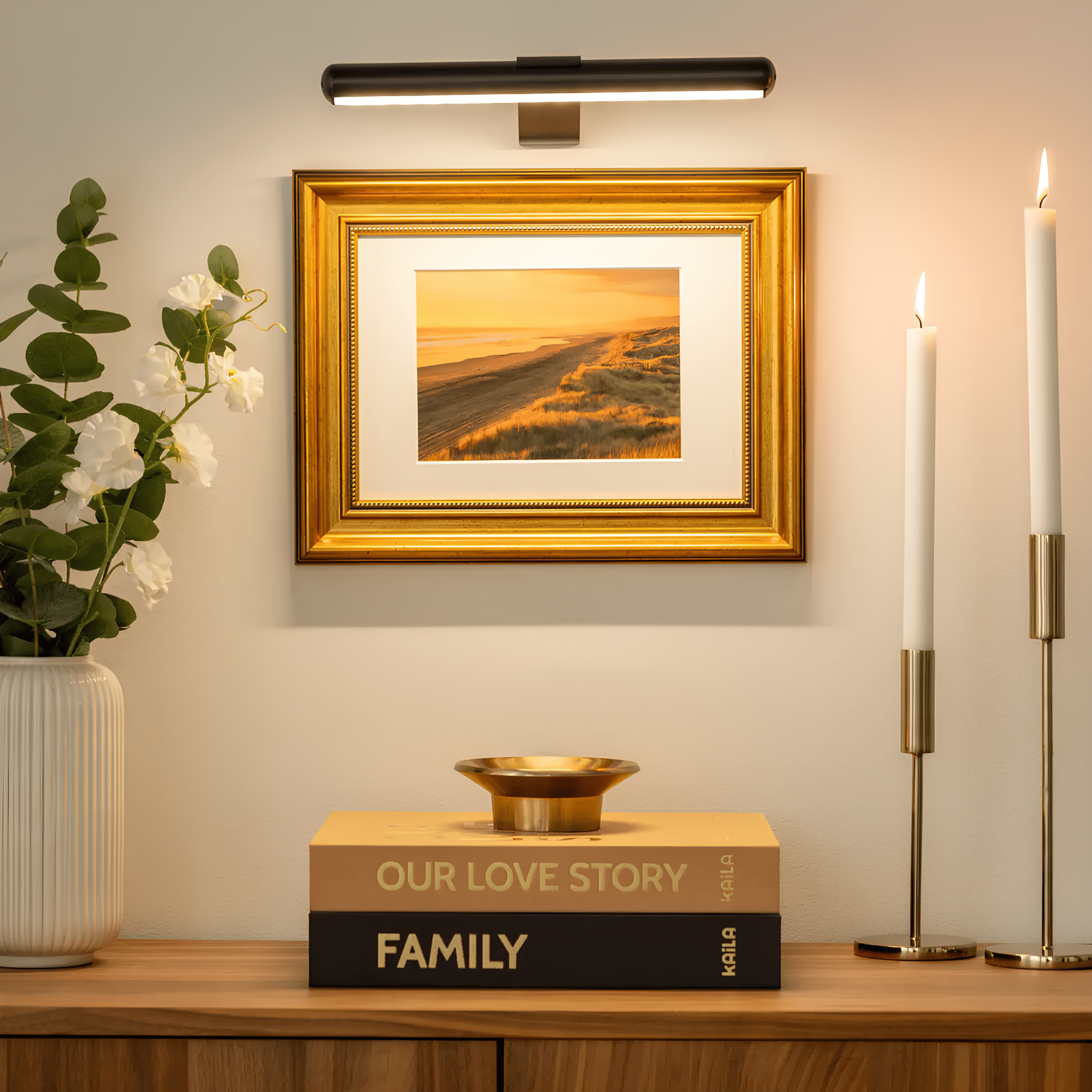 Moderne Linearleuchte LED Wandmontage Galeriebeleuchtung - LED - Wandleuchte - Schwarz - Voldeva