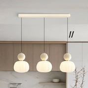 Moderne Pendelleuchte mit farbigen Akzenten - Pendelleuchte - Beige - Voldeva