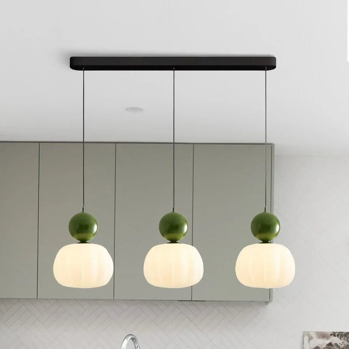 Moderne Pendelleuchte mit farbigen Akzenten - Pendelleuchte - Voldeva