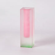 Moderne Prismenvase mit Farbverlauf - Vasen - Gefrorener Lotus - Voldeva