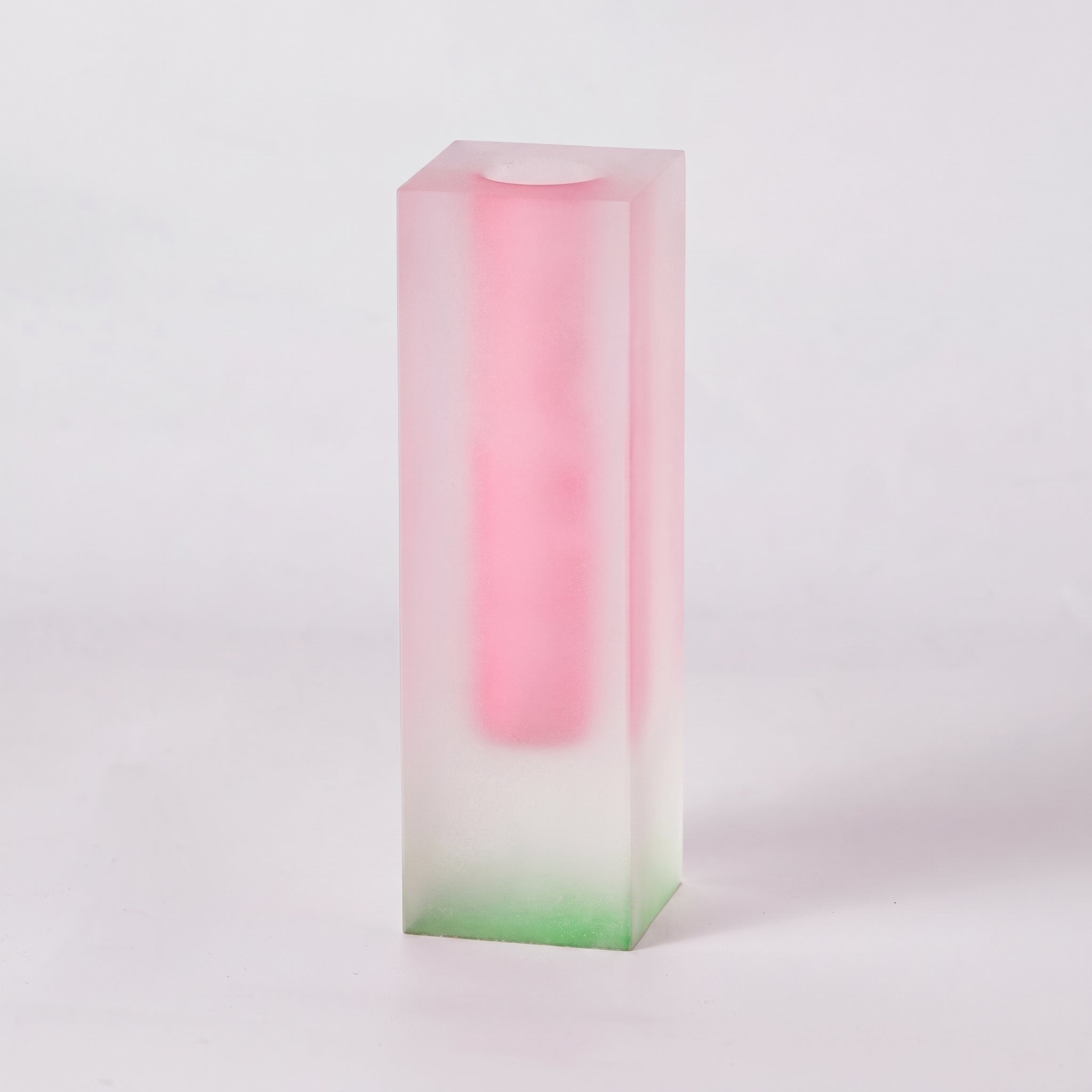 Moderne Prismenvase mit Farbverlauf - Vasen - Gefrorener Lotus - Voldeva