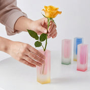 Moderne Prismenvase mit Farbverlauf - Vasen - Insel - Teal - Voldeva