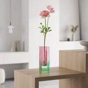 Moderne Prismenvase mit Farbverlauf - Vasen - Tropischer Zest - Voldeva
