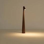 Moderne Tischleuchte im minimalistischen Design - Tischlampe - Braun - Voldeva