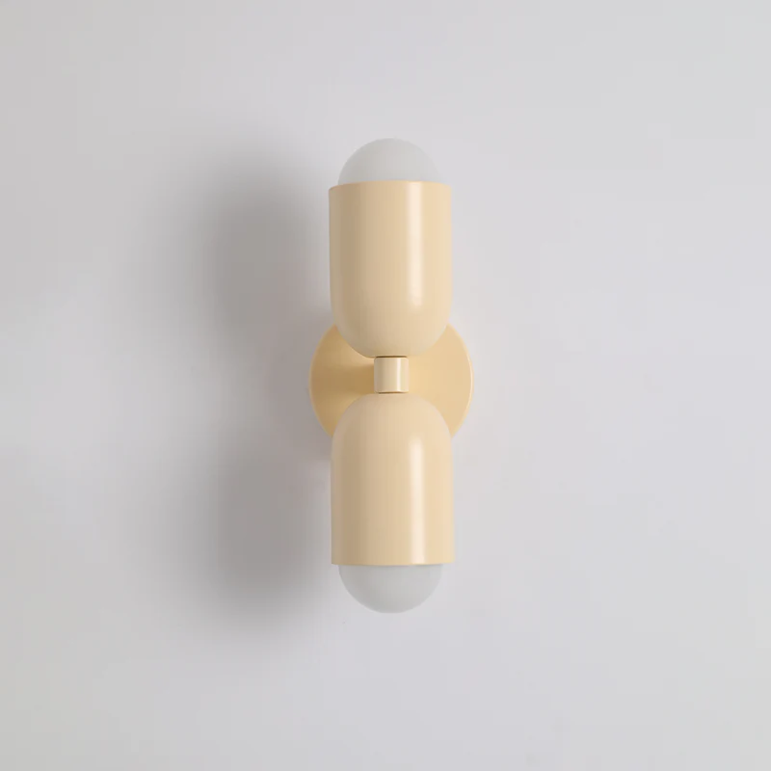 Moderne Wandlampe im Kapsel Design - Wandlampe - Beige - Voldeva