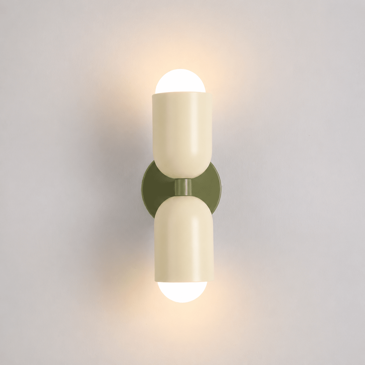 Moderne Wandlampe im Kapsel Design - Wandlampe - Beige - Voldeva