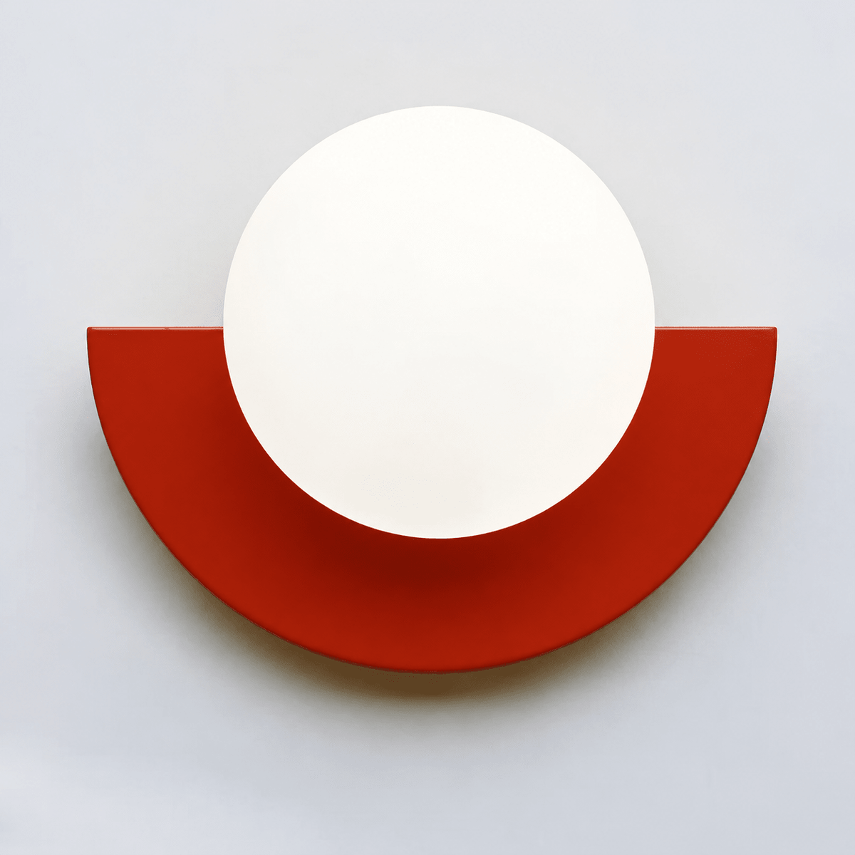 Moderne Wandleuchte mit Halbmond-Design - Wall Light Fixtures - Rot - Voldeva