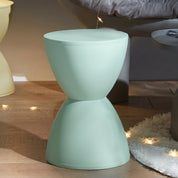 Moderner Sanduhr-förmiger Beistelltisch-Hocker - Hocker - Mintgrün - Voldeva