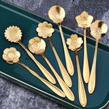 Modernes 8-teiliges Blumenlöffel-Set