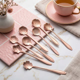 Modernes 8-teiliges Blumenlöffel-Set