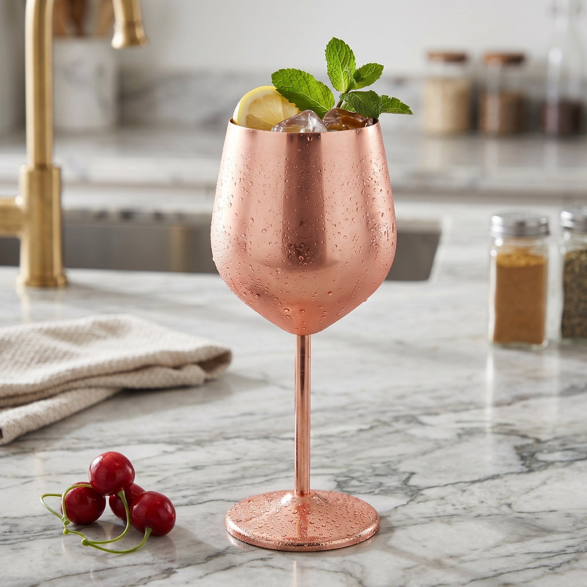 Modernes Dieser Cocktail - und Champagnerkelch - Weinglas - Roségold - Voldeva