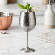 Modernes Dieser Cocktail - und Champagnerkelch - Weinglas - Silber - Voldeva