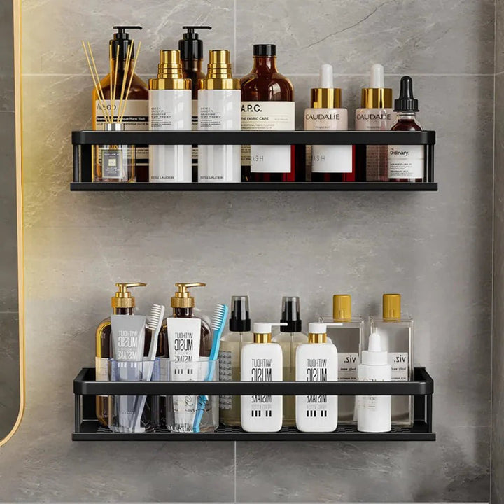 Modernes Wand - Duschregal aus mattem Bad - Organizer - Voldeva