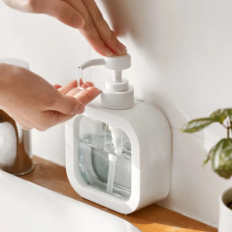 Nachfüllbarer Seifenspender im modernen Design für Bad und Küche - Seifenspender - 17 cm - Voldeva