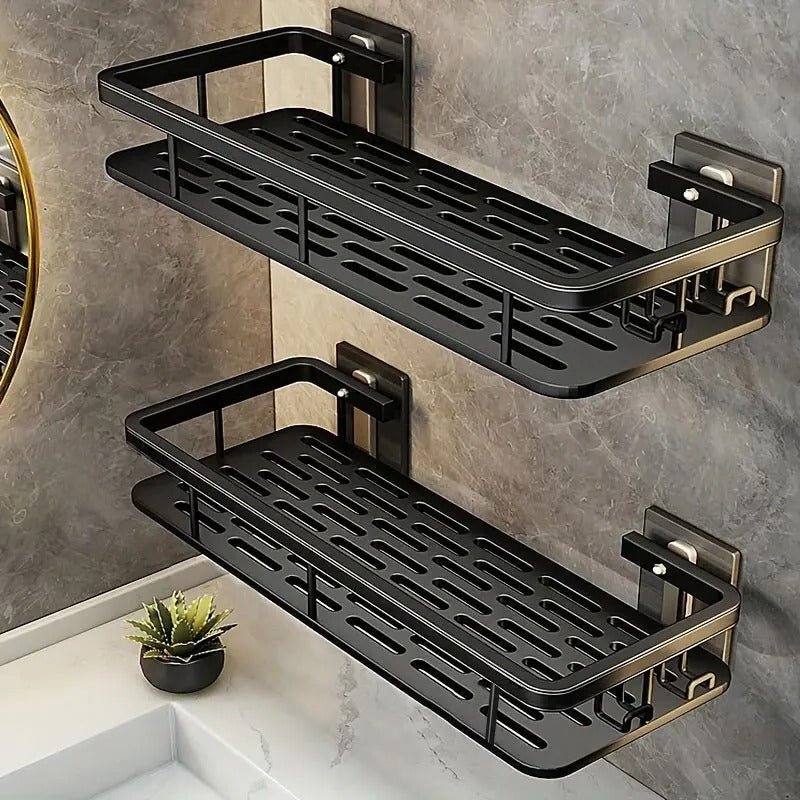 Niko – Wandregal Ohne Bohren für Bad oder Küche - Wandregal - Voldeva