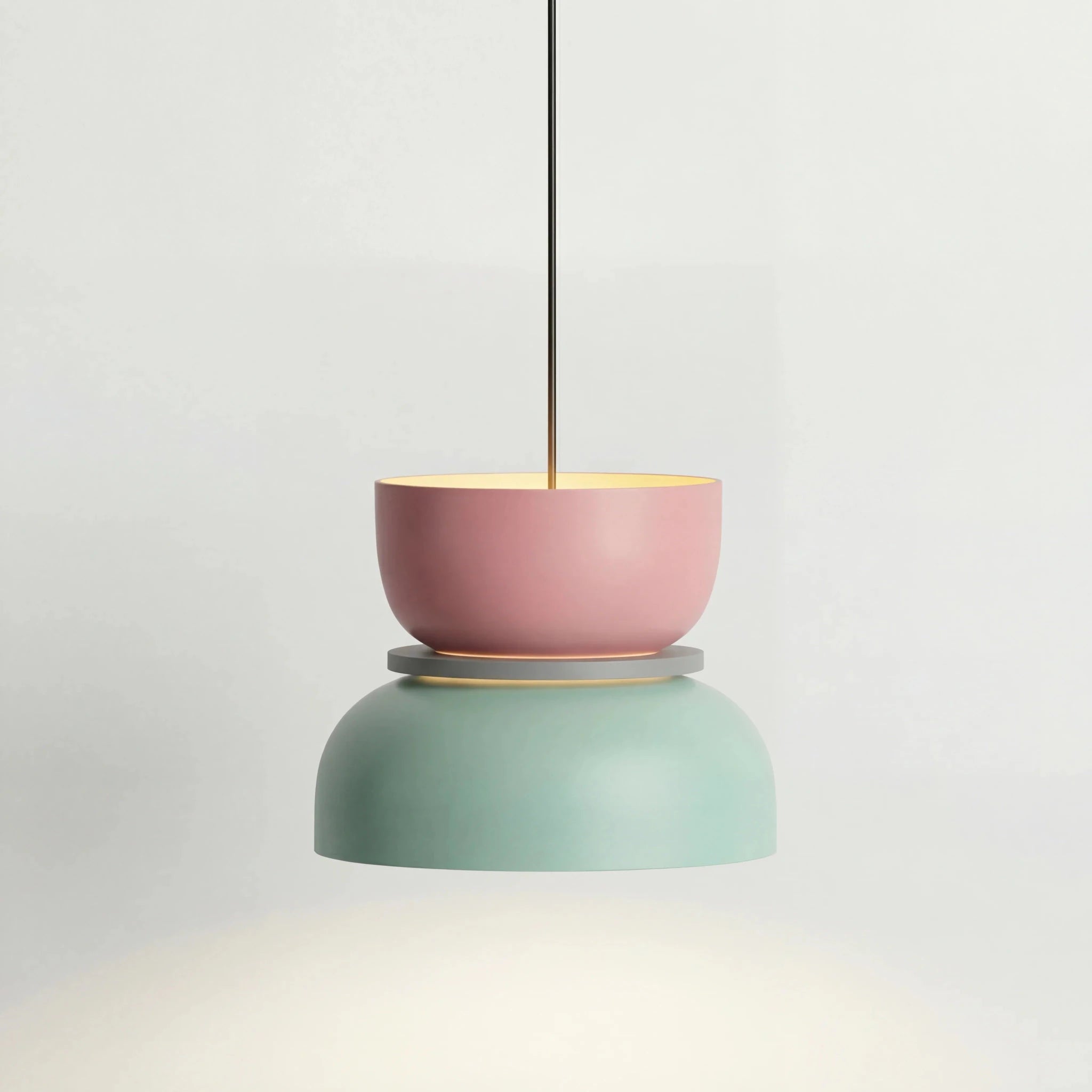 Nordic Hängeleuchte Im Modernen Farbstufen - Design - Pendelleuchten - Pink + Hellgrün - Voldeva