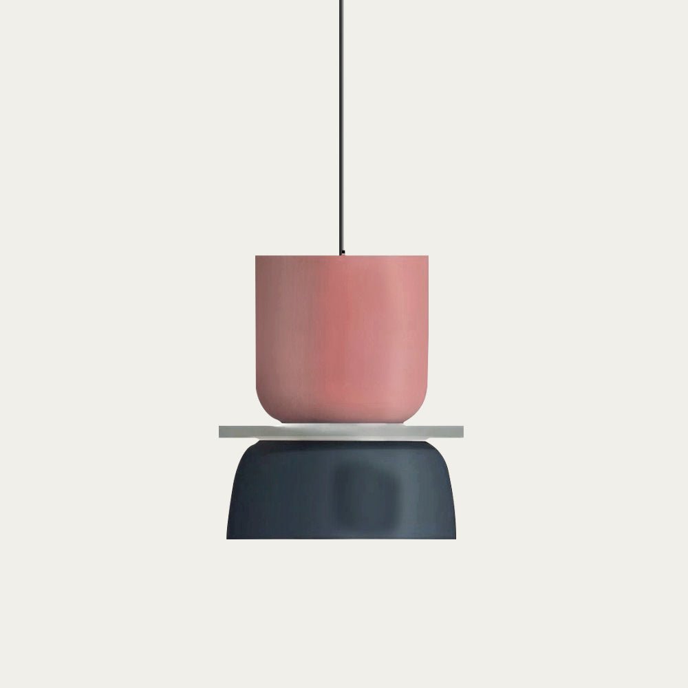 Nordic Hängeleuchte Im Modernen Farbstufen - Design - Pendelleuchten - Pink + Marineblau - Voldeva