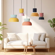 Nordic Hängeleuchte Im Modernen Farbstufen - Design - Pendelleuchten - Pink + Hellgrün - Voldeva