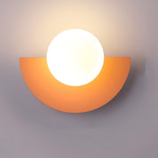 Nordische Halbrunde LED Wandlampe Modernes Design - Wandleuchte - Rosa - Voldeva