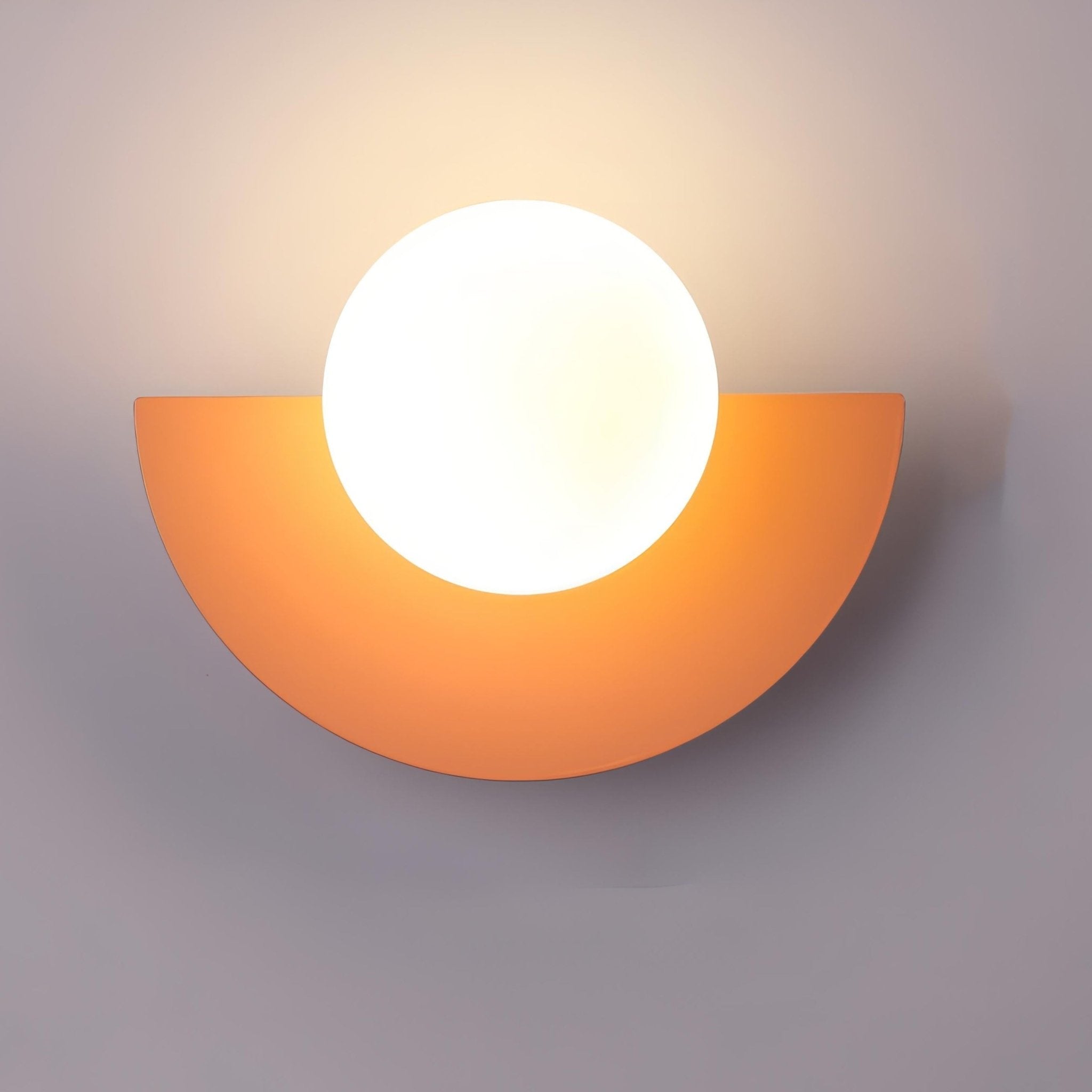 Nordische Halbrunde LED Wandlampe Modernes Design - Wandleuchte - Rosa - Voldeva