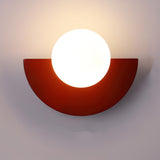 Nordische Halbrunde LED Wandlampe Modernes Design