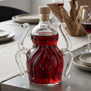 Weinkaraffe in Tintenfischform aus Borosilikatglas - Weinkaraffe - Voldeva